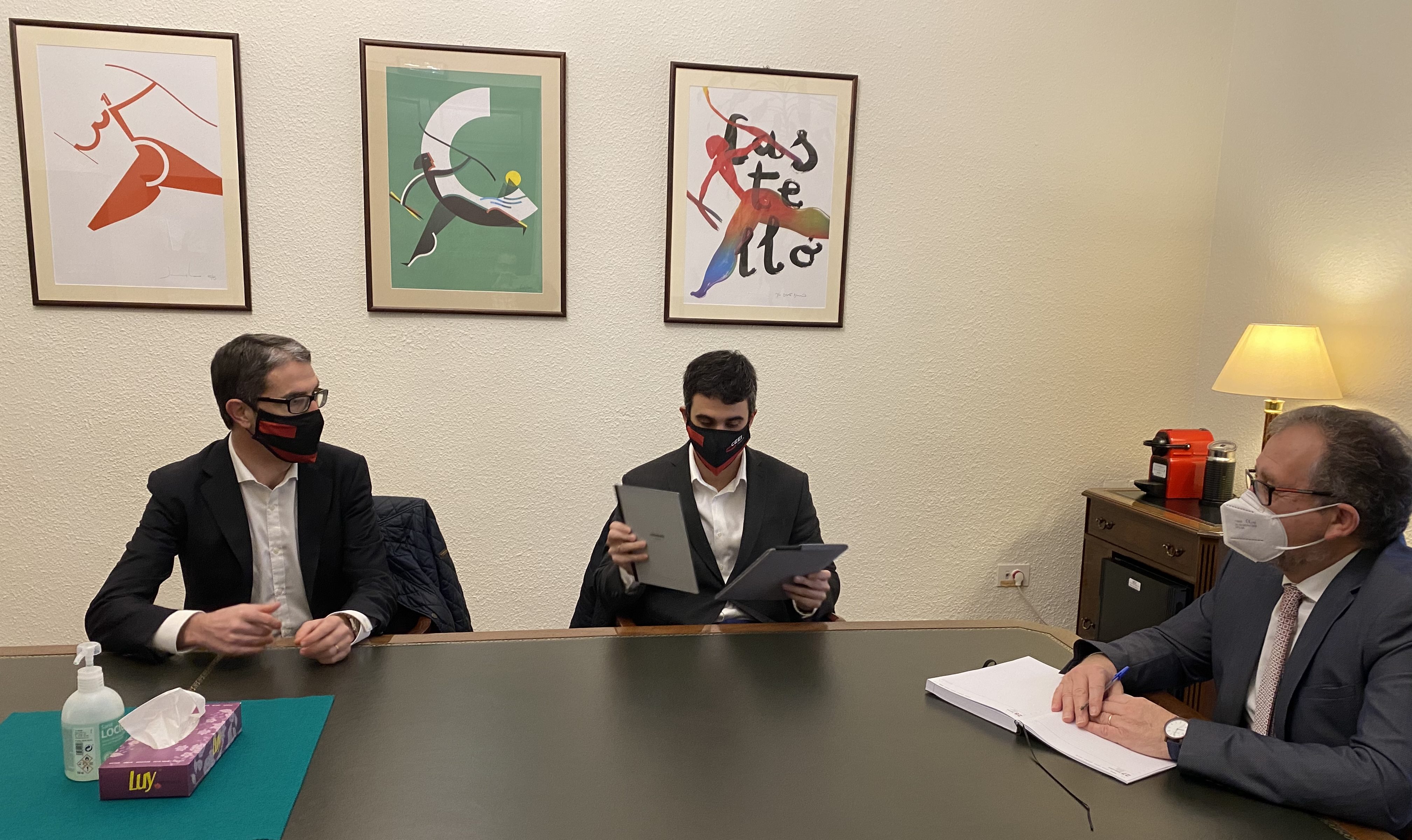 La Diputació i el CEEI renoven l'aliança per a promoure projectes innovadors a l'interior