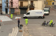 Les Coves de Vinromà millora la seguretat viària amb el repintat i la creació de nous passos de vianants