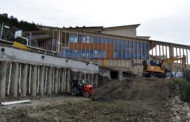 Finalitza l’excavació de l'espai on s'ubicaran les noves aules del col·legi de Morella