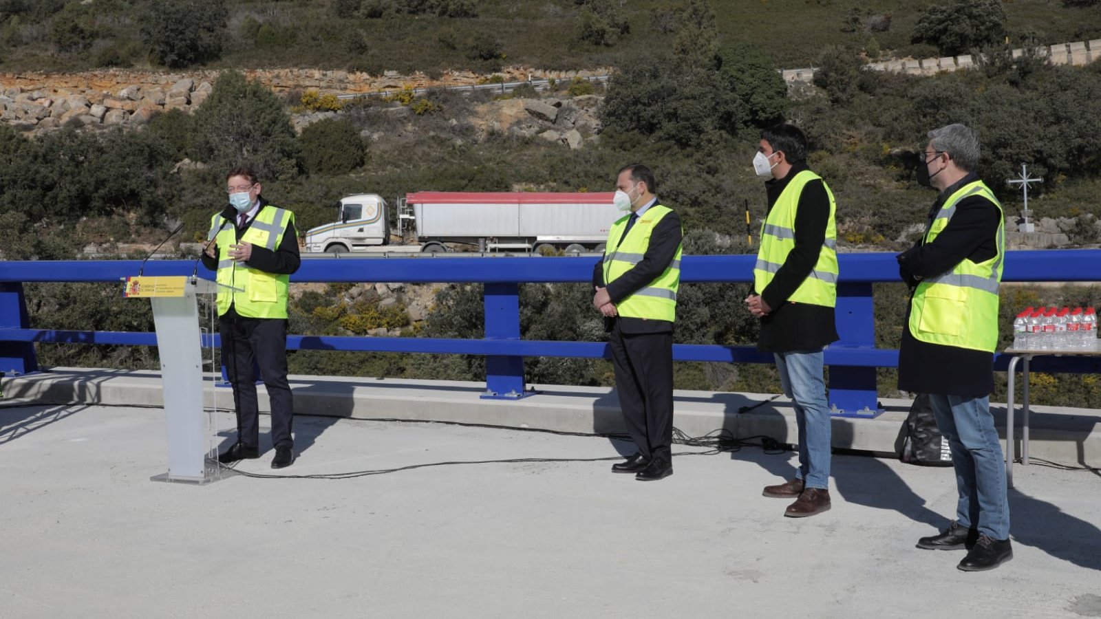 Ábalos destaca que les obres de l’N-232 a Morella millorarà la mobilitat viària del Corredor Cantàbric-Mediterrani