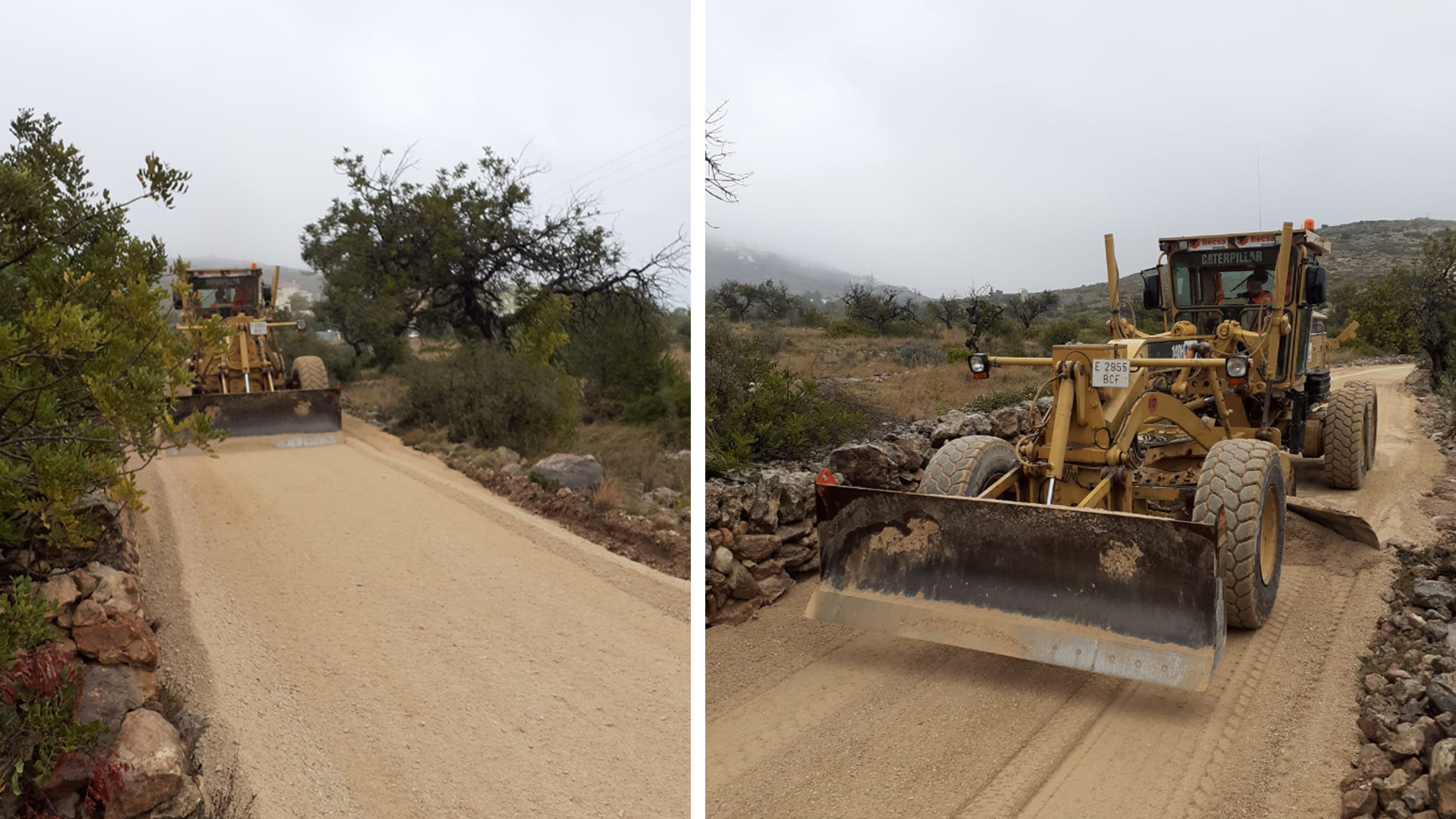 Avancen a bon ritme les obres per a la reconstrucció dels accessos a la zona sud de Peníscola