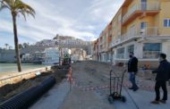 La reurbanització de l'avinguda de la Mar de Peníscola acabarà en la primera quinzena de maig