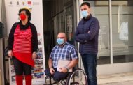 La vicepresidenta de la Diputació de Castelló visita COCEMFE Maestrat a Vinaròs