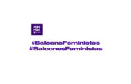El PSPV-PSOE provincial llança la campanya 'Balcons Feministes' amb motiu del Dia de la Dona