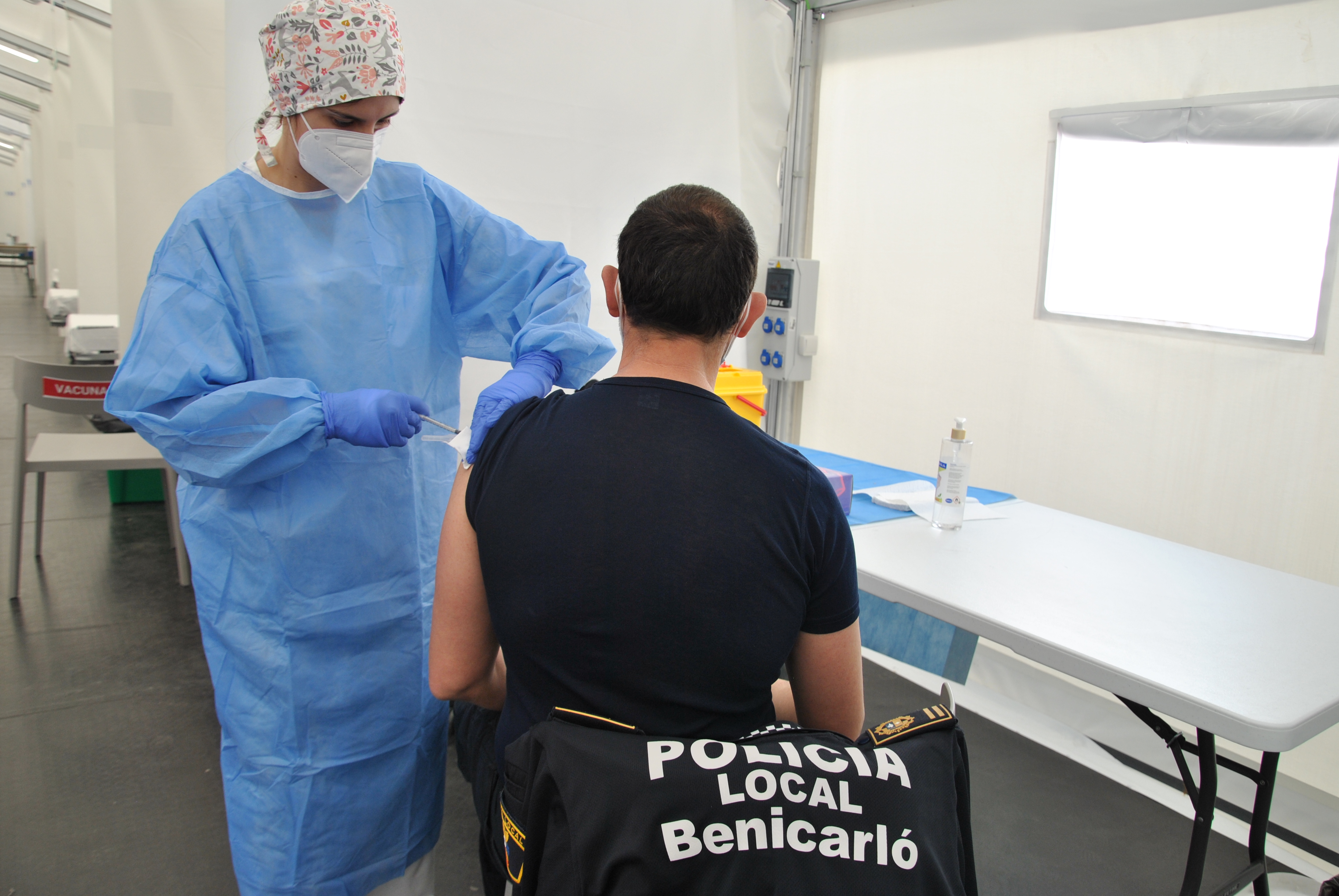 El cos de la Policia Local de Benicarló ja s'ha vacunat contra la Covid-19