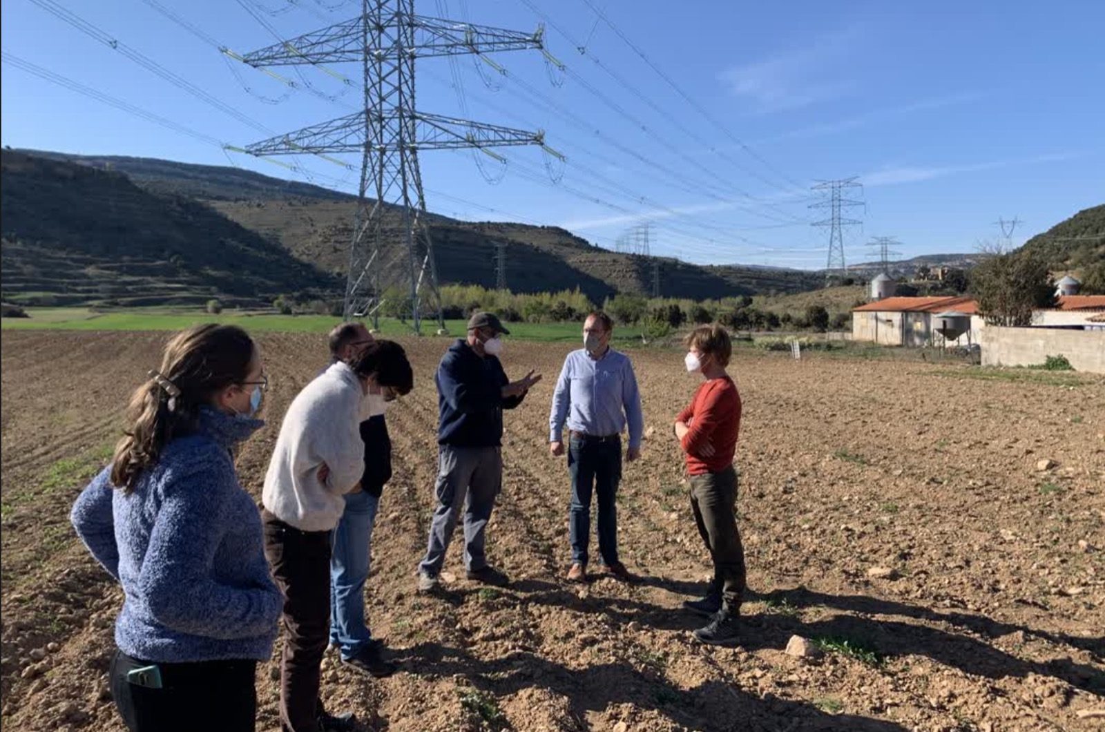 Blanch (PSPV-PSOE) visita les zones afectades per la MAT per recollir les sensibilitats i reivindicacions del projecte