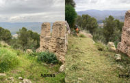 La Diputació neteja i esbrossa el Castell de Santa Magdalena