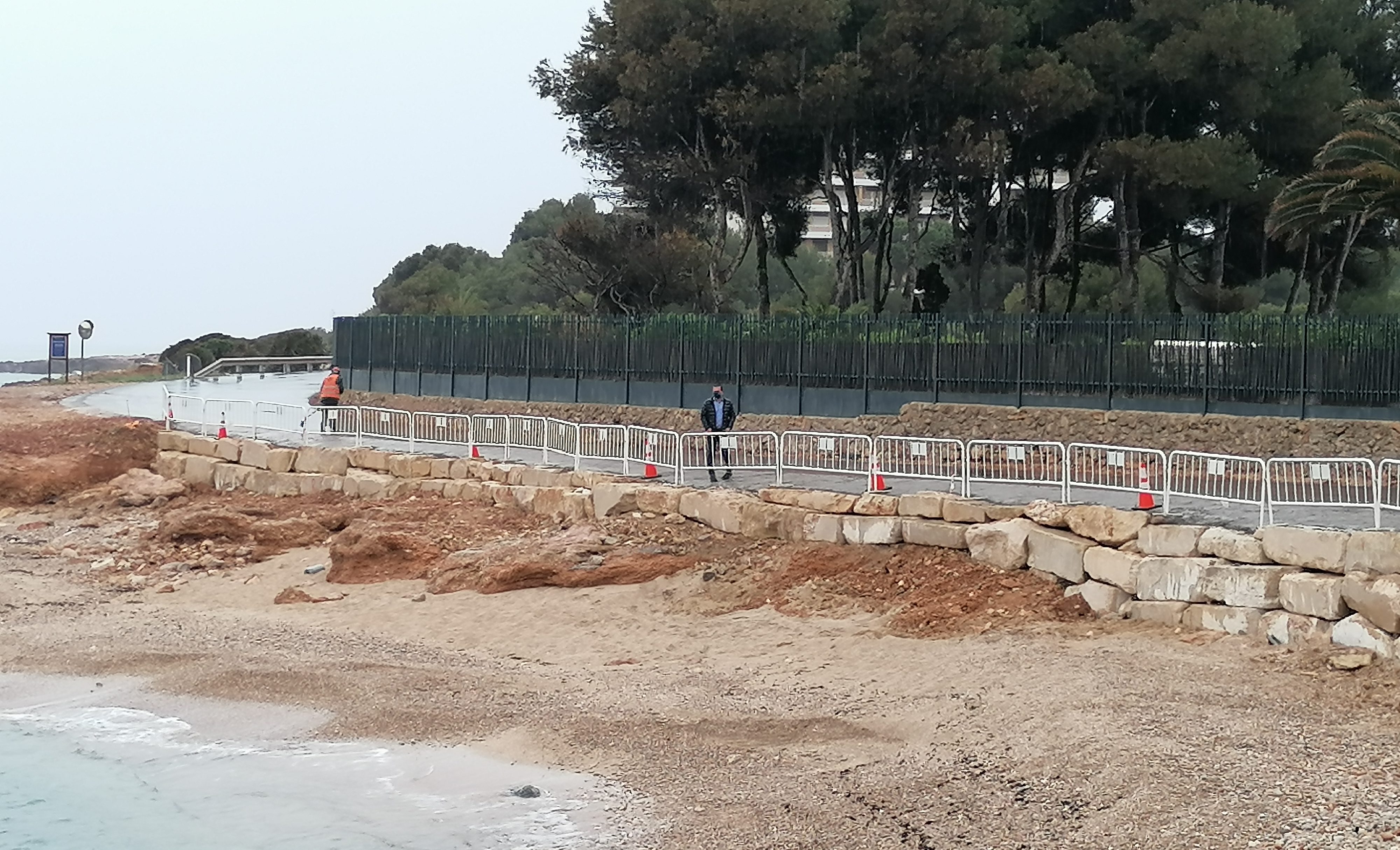 Les obres de la costa sud de Peníscola avancen a bon ritme i podrien finalitzar al maig