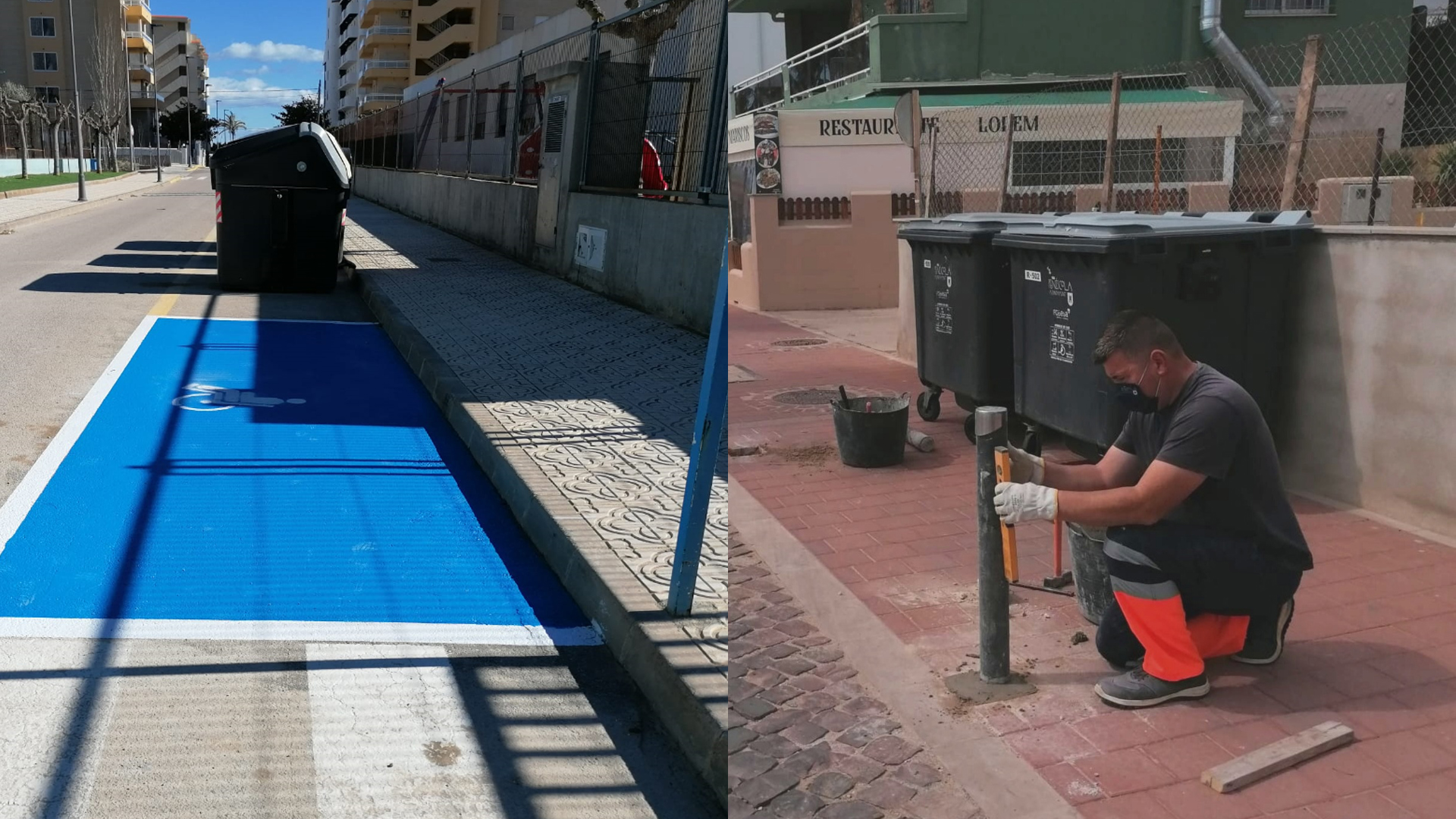 Peníscola avança en les millores de la seguretat viària i l'embelliment de l'entorn urbà