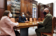 L’alcaldessa de Benicarló rep la visita del subdelegat de Defensa a Castelló