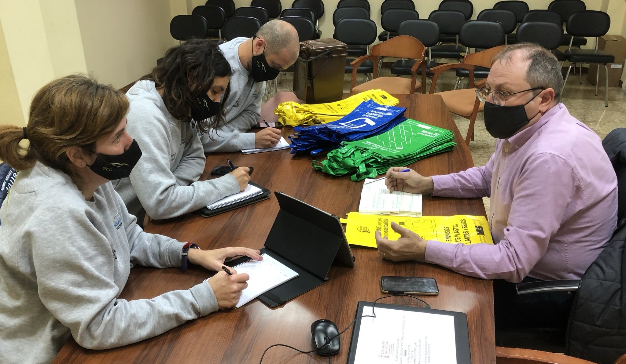 El Servei d'Educació Ambiental de la Diputació visita Santa Magdalena