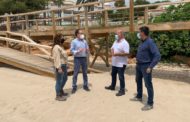 Alcalà-Alcossebre ultima amb Costes la reparació de danys del temporal Filomena en el front litoral