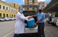 El Parc Mòbil de la Diputació col·labora en el trasllat de vacunes als centres de salut de la província
