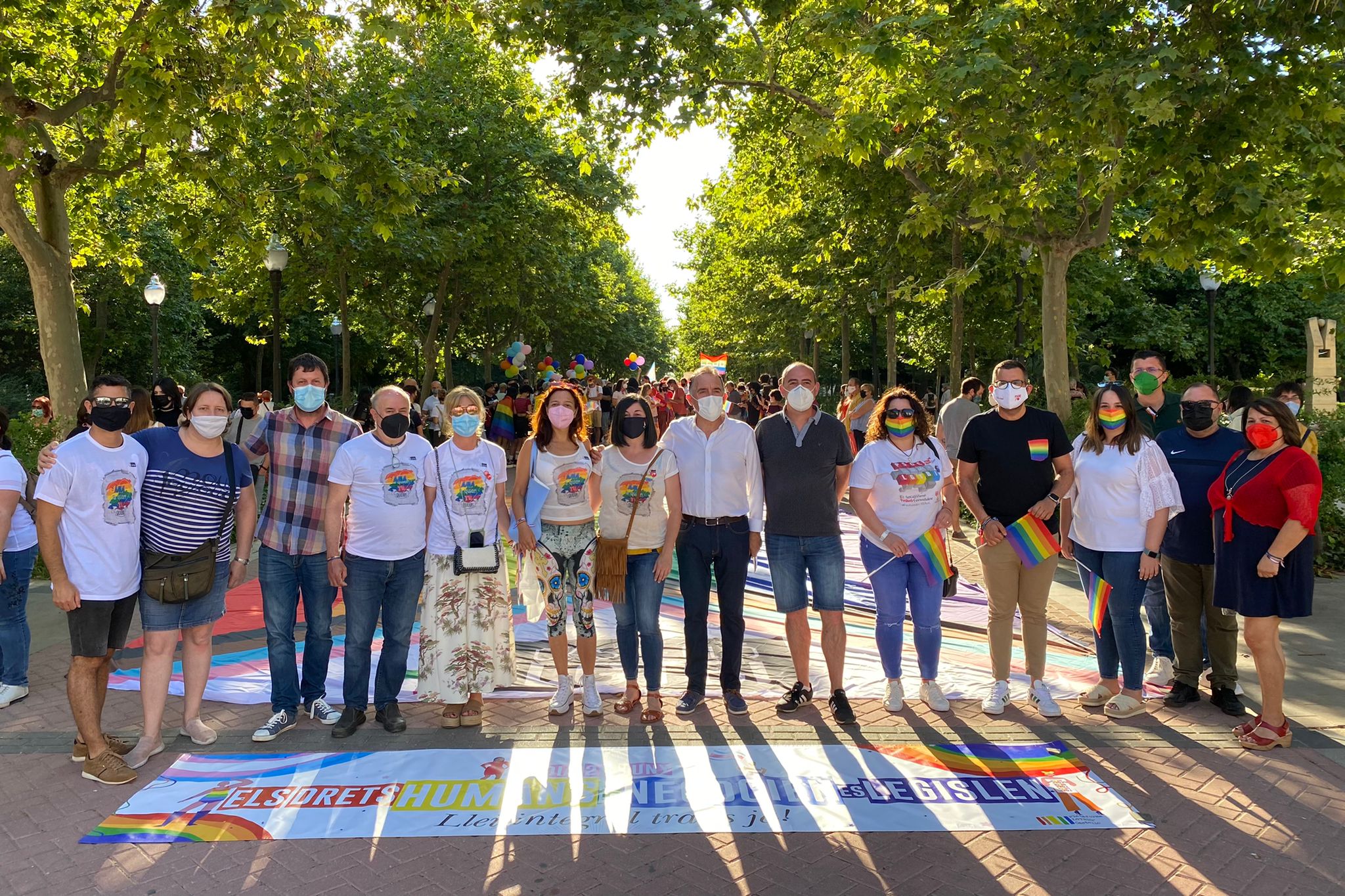 El PSPV-PSOE provincial participa en les manifestacions en favor dels drets del col·lectiu LGTBI