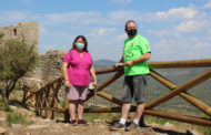 La diputada de Cultura visita els treballs de millora de la seguretat i la imatge del Castell de Polpís