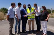 El president Martí visita les obres de millora a la carretera CV-101 entre Vinaròs i Alcanar