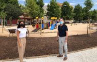 A punt de finalitzar la primera fase del nou parc i zona verda d'Alcalà de Xivert