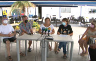 Roda de premsa de la Plataforma per la reobertura del JJ Cinema de Vinaròs 23-08-2021