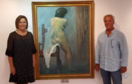 L'escultor i pintor benicarlando Jorge Borrás fa donació d'una obra pictòrica al Mucbe