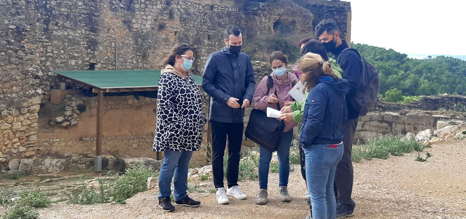 La Diputació inicia a Alcalà de Xivert els treballs de protecció de les pintures templeres del Castell