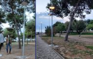 Vinaròs instal·la 11 fanals nous al passeig de Fora del Forat