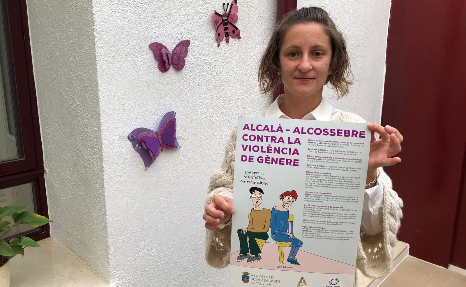 Alcalà-Alcossebre continua visibilitzant la lluita contra la violència de gènere