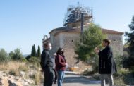 La diputada provincial de Cultura i l'ecònom de la diòcesi de Tortosa visiten diverses obres