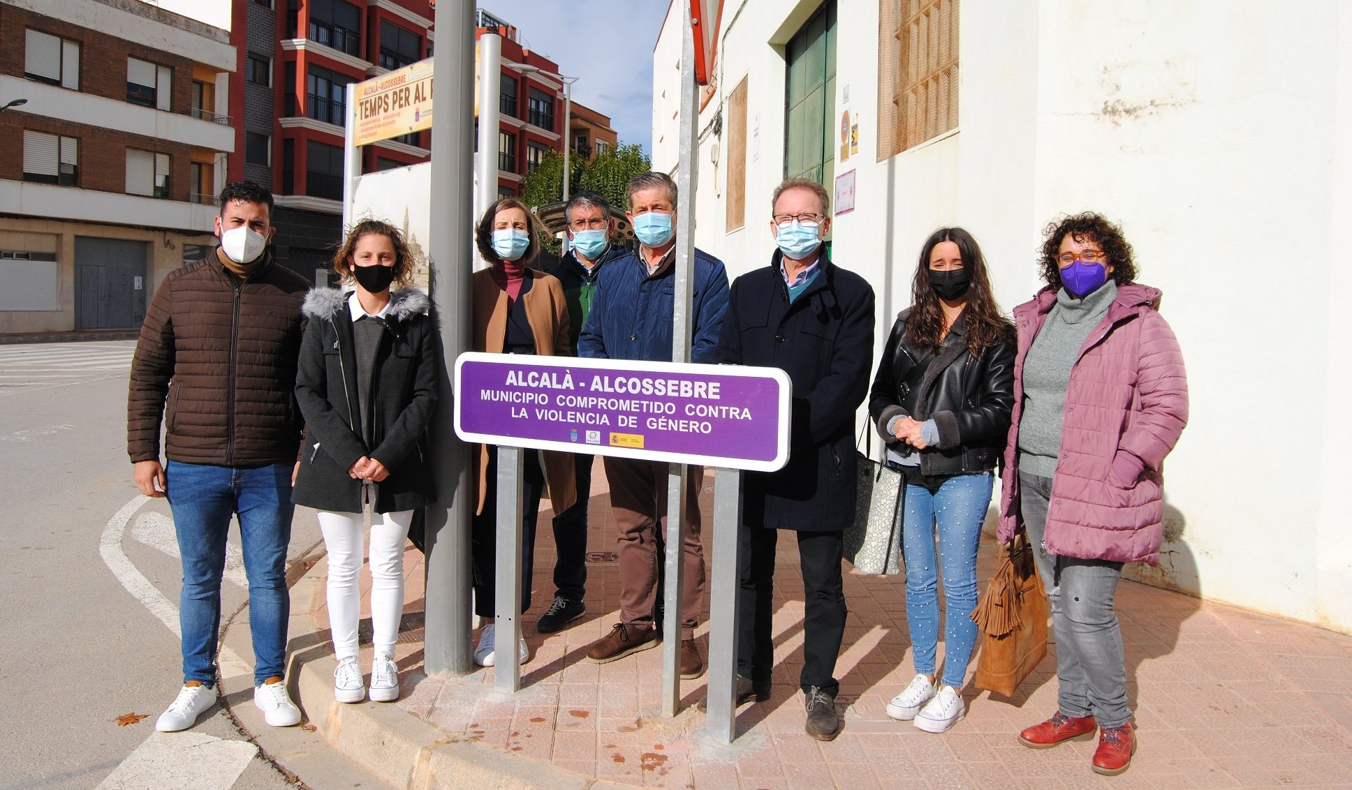 Alcalà-Alcossebre instal·la senyals per a mostrar el seu compromís contra la violència de gènere
