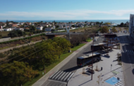 Finalitzen les obres d'adequació de la parada de bus del parc de les Catalinetes de Vinaròs