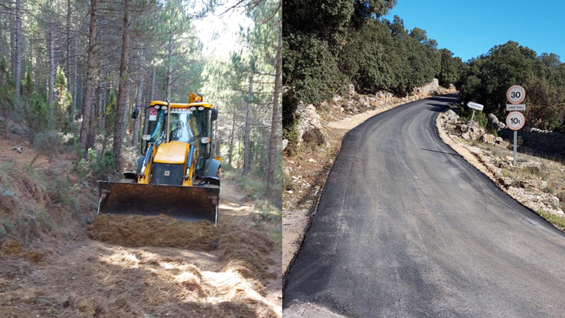 Vilafranca pavimenta i millora les pistes forestals de cara a l'hivern