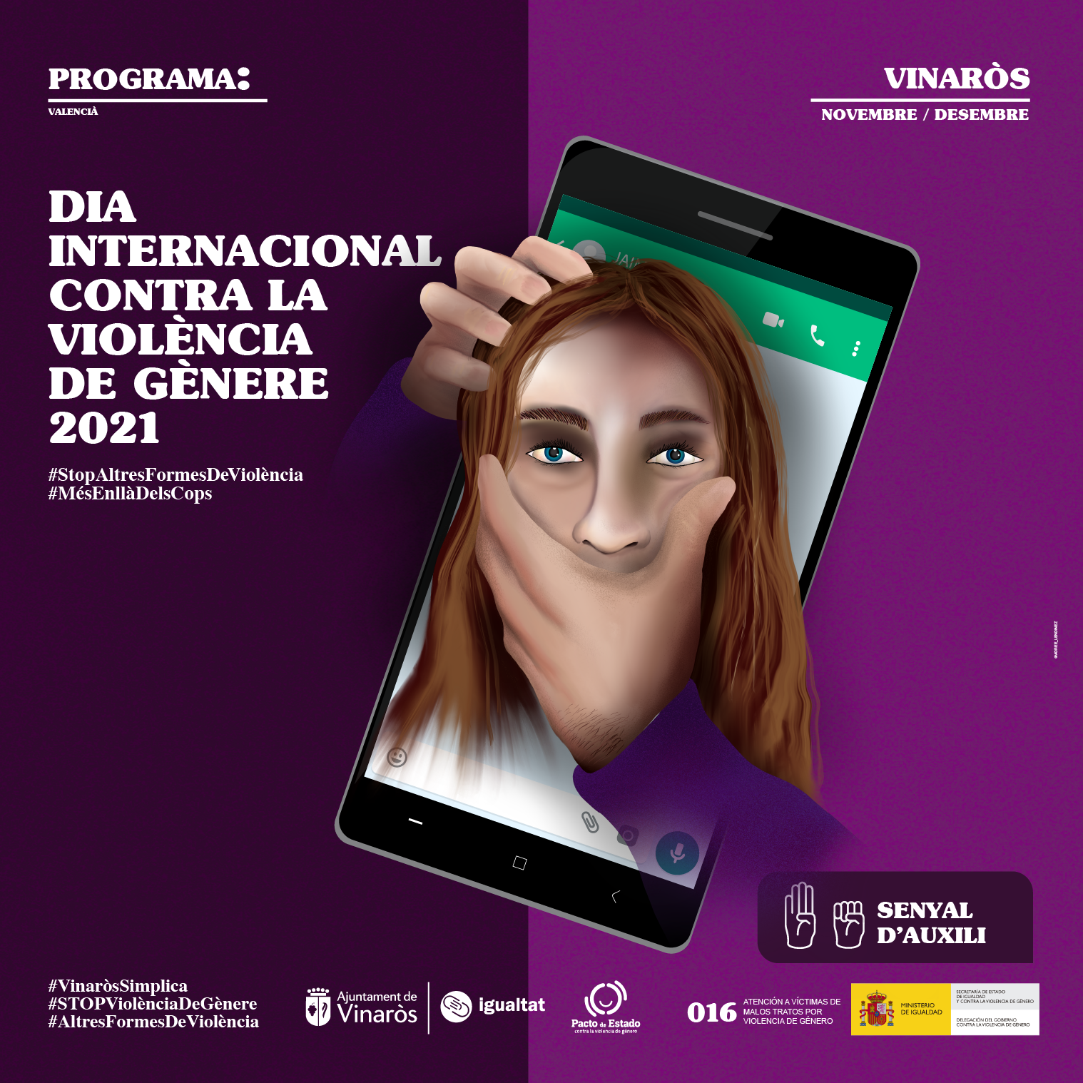 Vinaròs oferirà una programació especial amb motiu del Dia Internacional Contra la Violència de Gènere