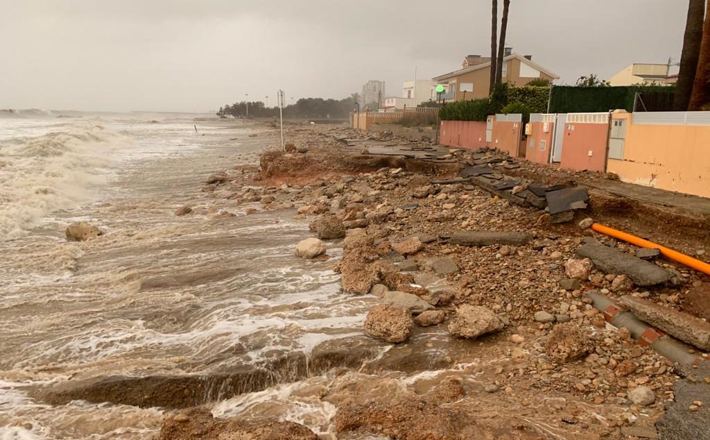 Vinaròs rep 59.200 euros de la Diputació per finançar els danys ocasionats pel temporal Glòria