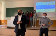 Ferrando en la presentació de la Campanya de Productes de Proximitat de l'alumnat de l'UJI