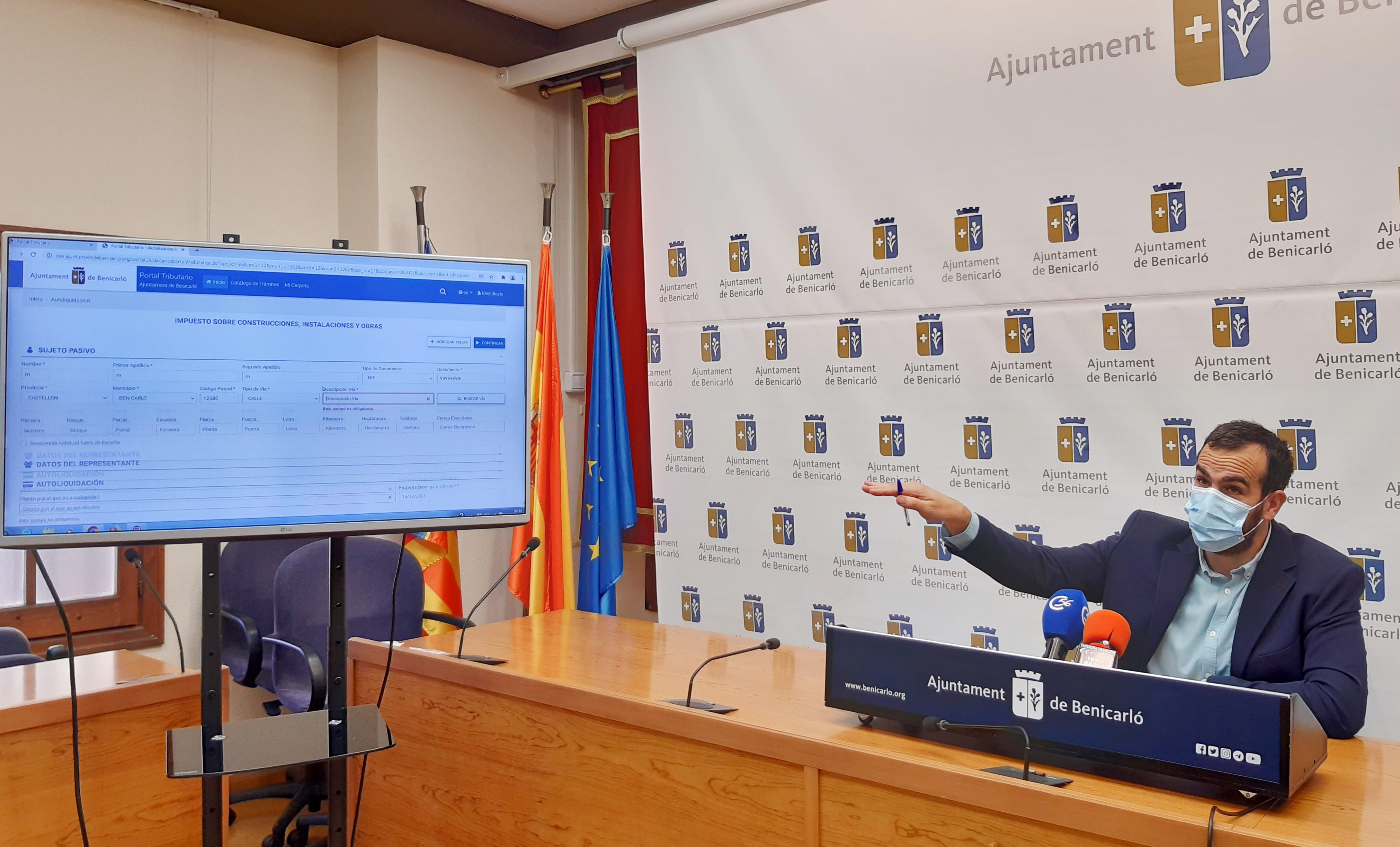 Benicarló activa un portal per a facilitar els tràmits i serveis de gestió tributària