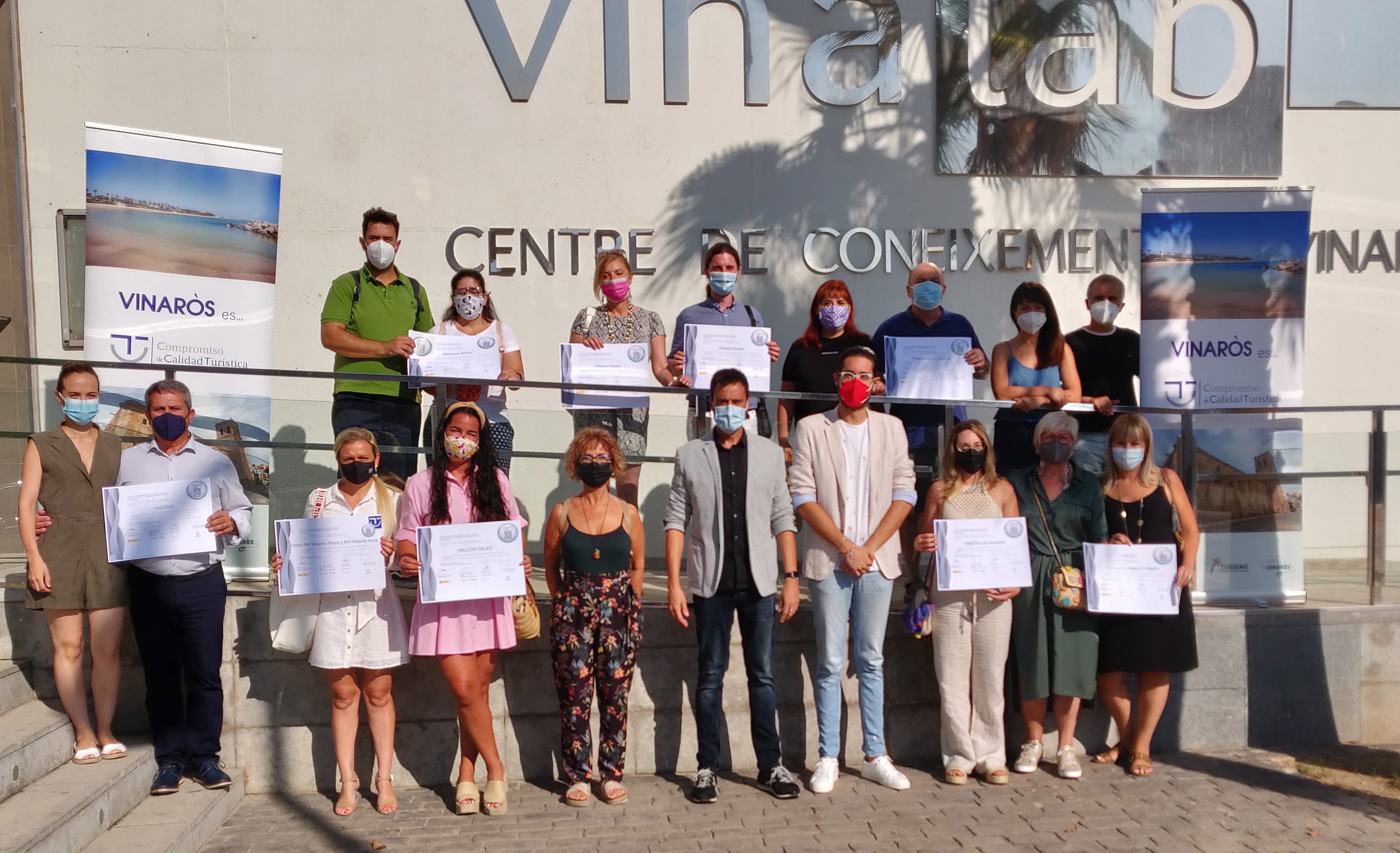 Nou establiments de Vinaròs aconsegueixen el segell de qualitat turística SICTED
