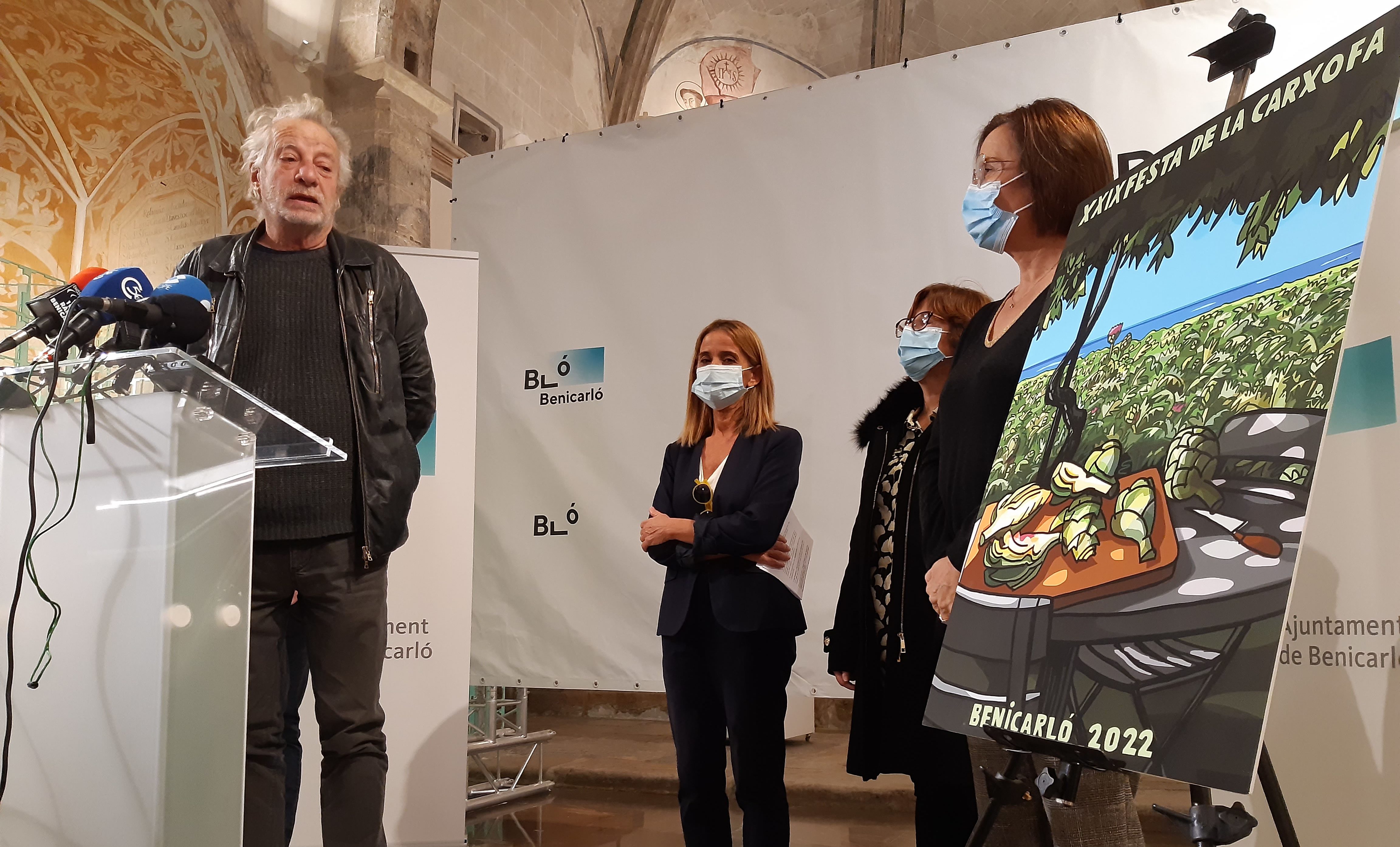 Javier Mariscal dissenya el cartell de la XXIX Festa de la Carxofa de Benicarló