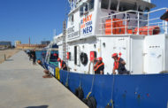 El vaixell de rescat 'Aita Mari' atraca al port de Vinaròs