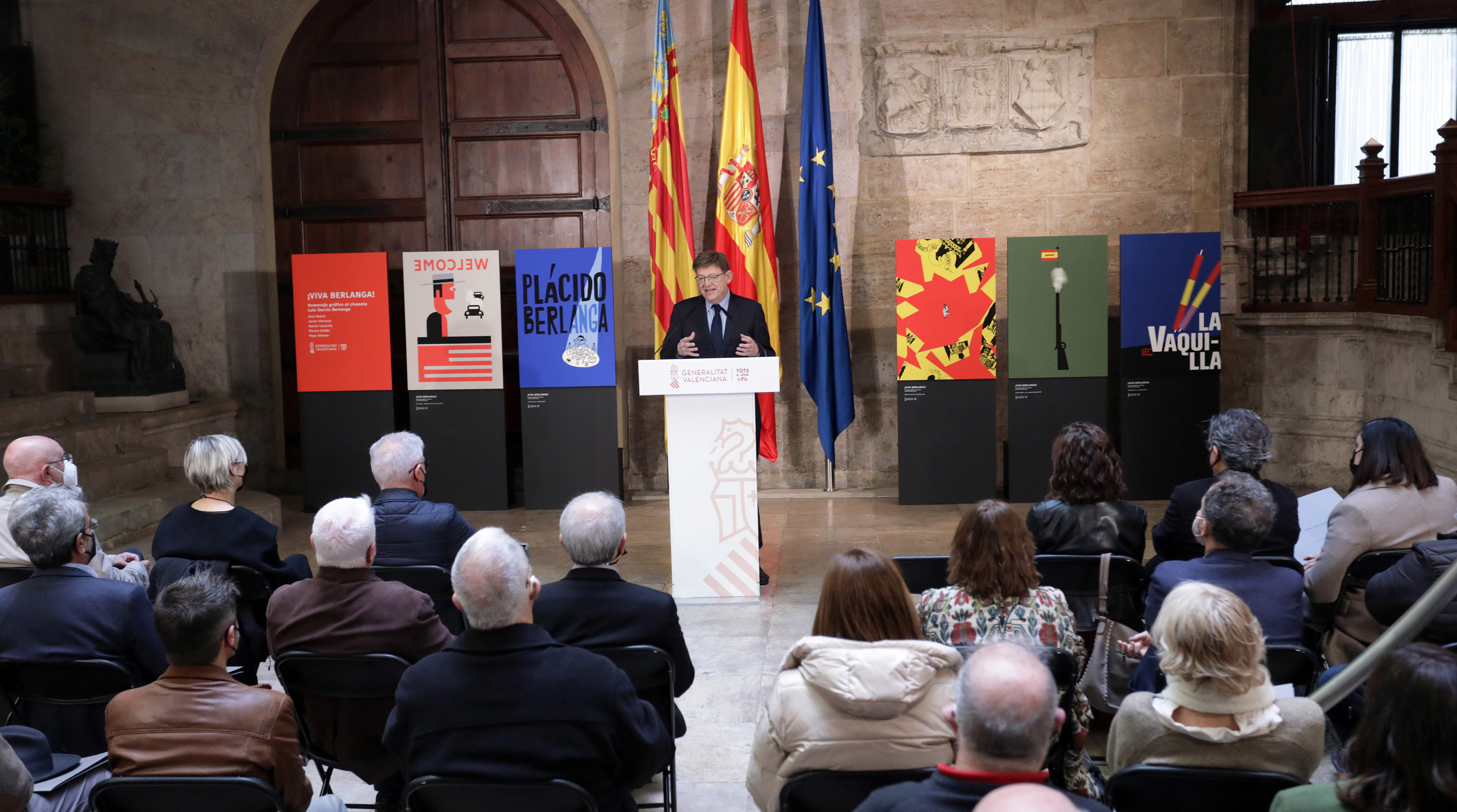 Cinc valencians Premi Nacional de Disseny arranquen la setmana dels Goya amb l'homenatge a Berlanga