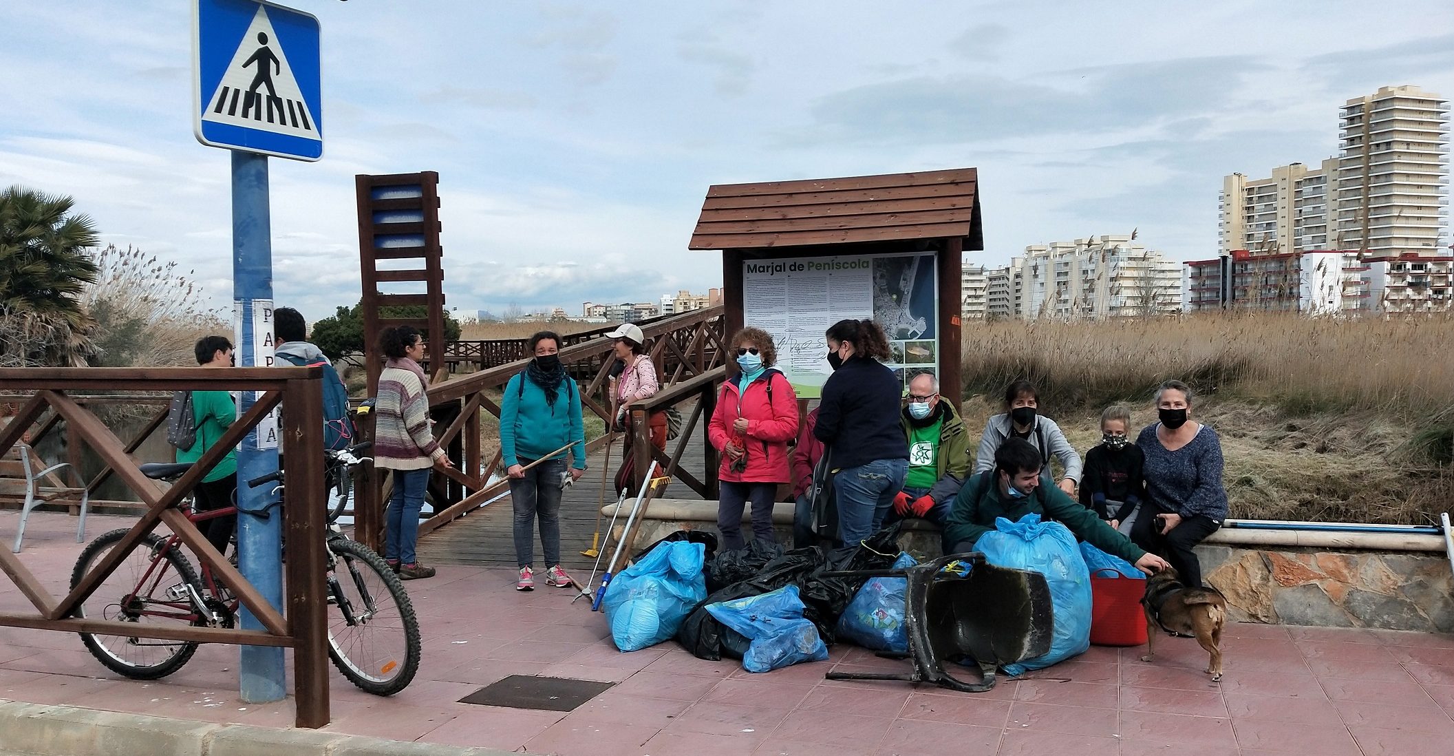 Apnal demanarà el tancament de la passarel·la de fusta de la Marjal de Peníscola