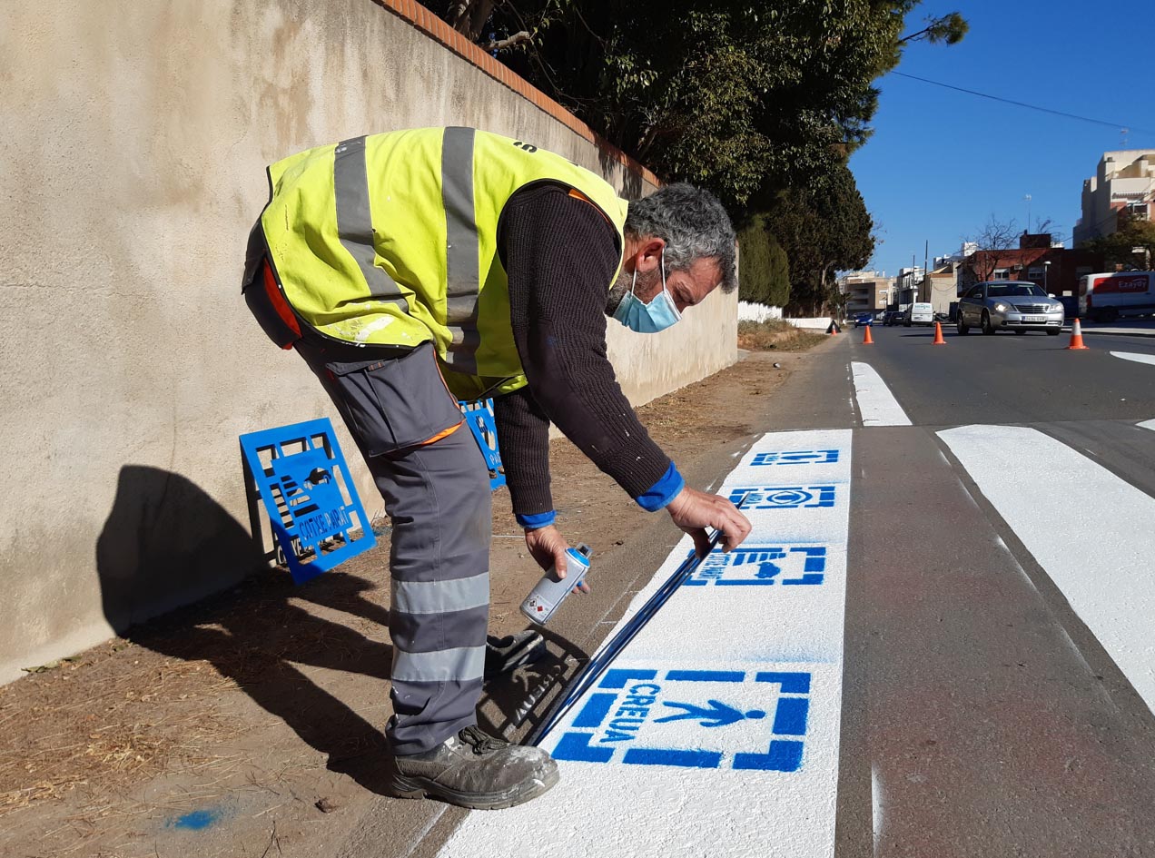 Benicarló habilita camins escolars segurs per a millorar la mobilitat i la seguretat vial