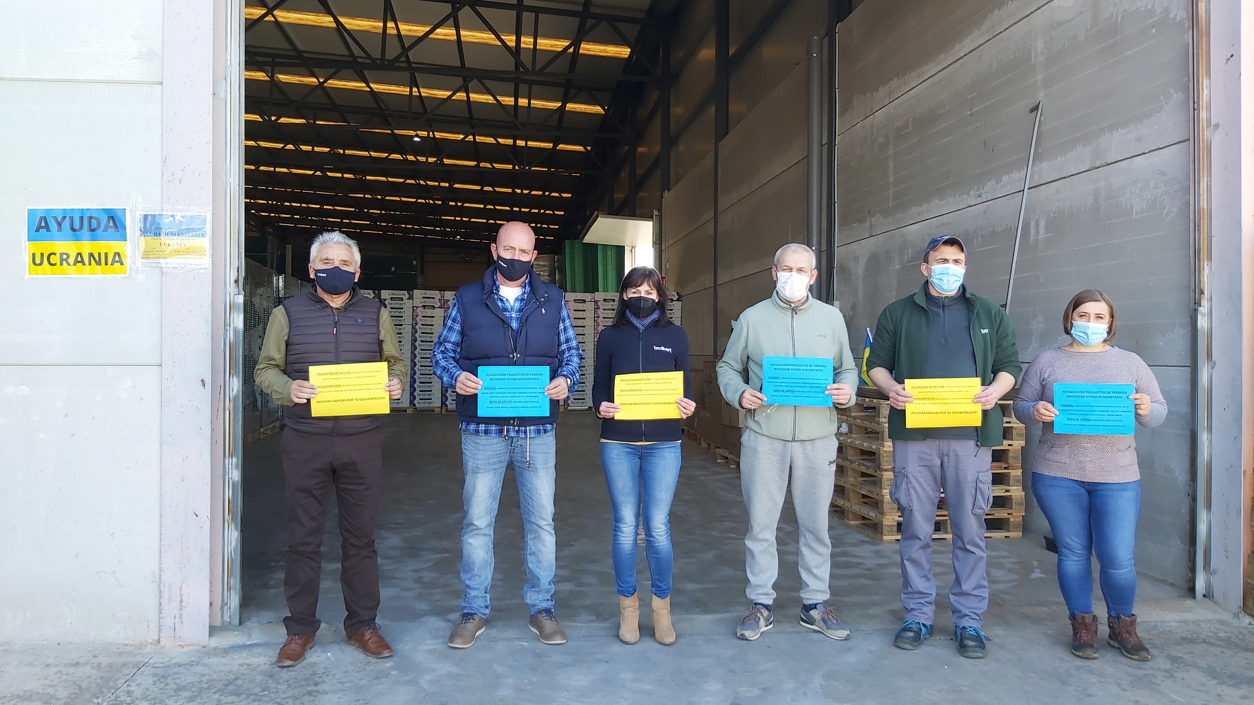 La Cooperativa Benihort de Benicarló se suma a la solidaritat amb Ucraïna
