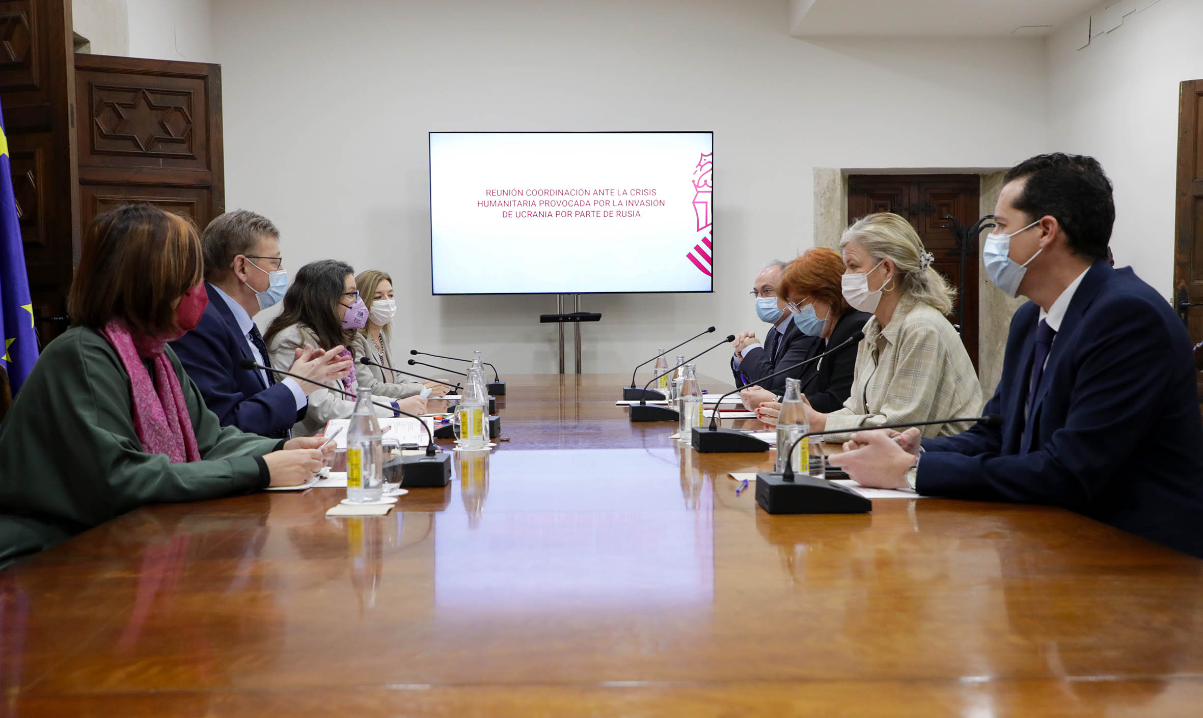 Puig activa un pla amb mesures immediates per a convertir a la CV en un 'corredor humanitari' d'ajuda a Ucraïna