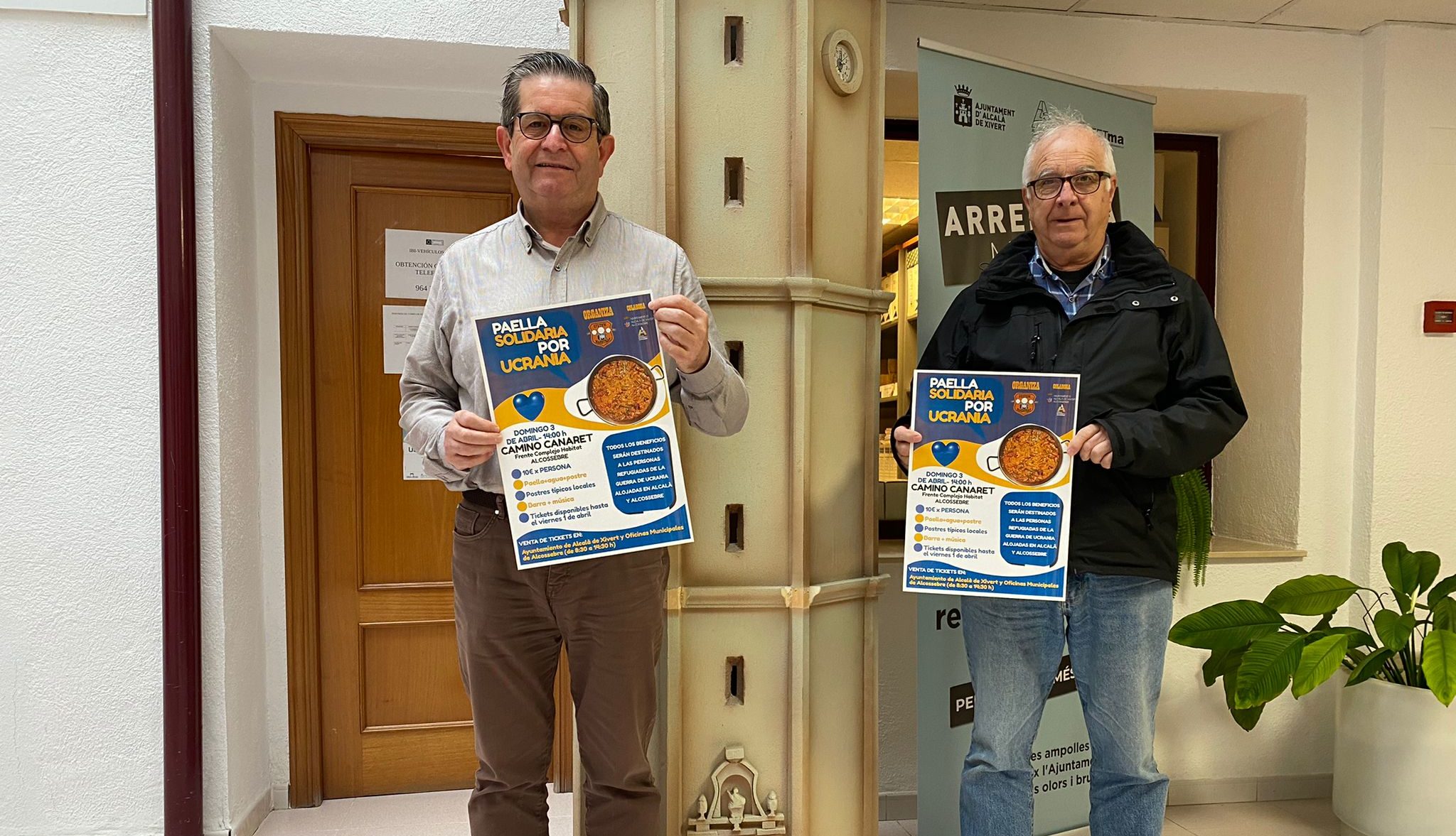 Paella solidària per Ucraïna en Alcossebre el diumenge 3 d'abril