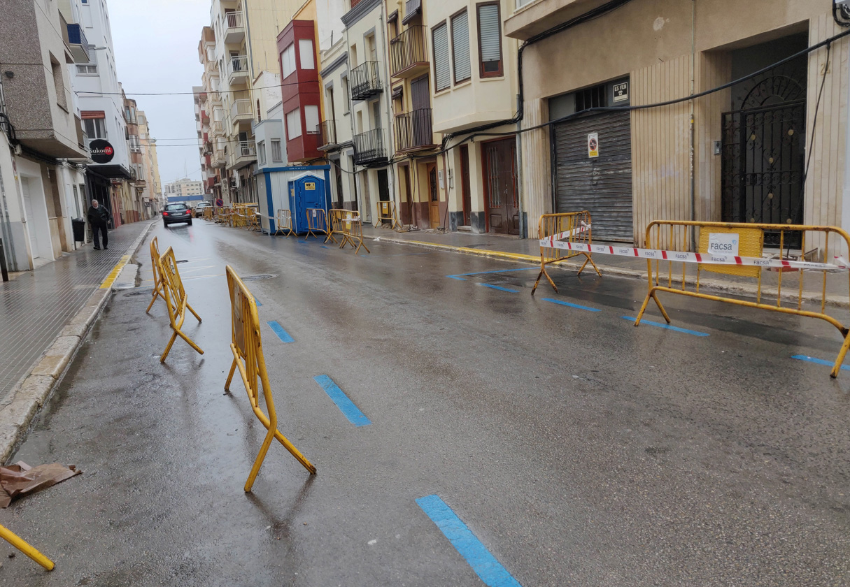 Comencen les obres d’adequació del carrer de Santa Magdalena de Vinaròs