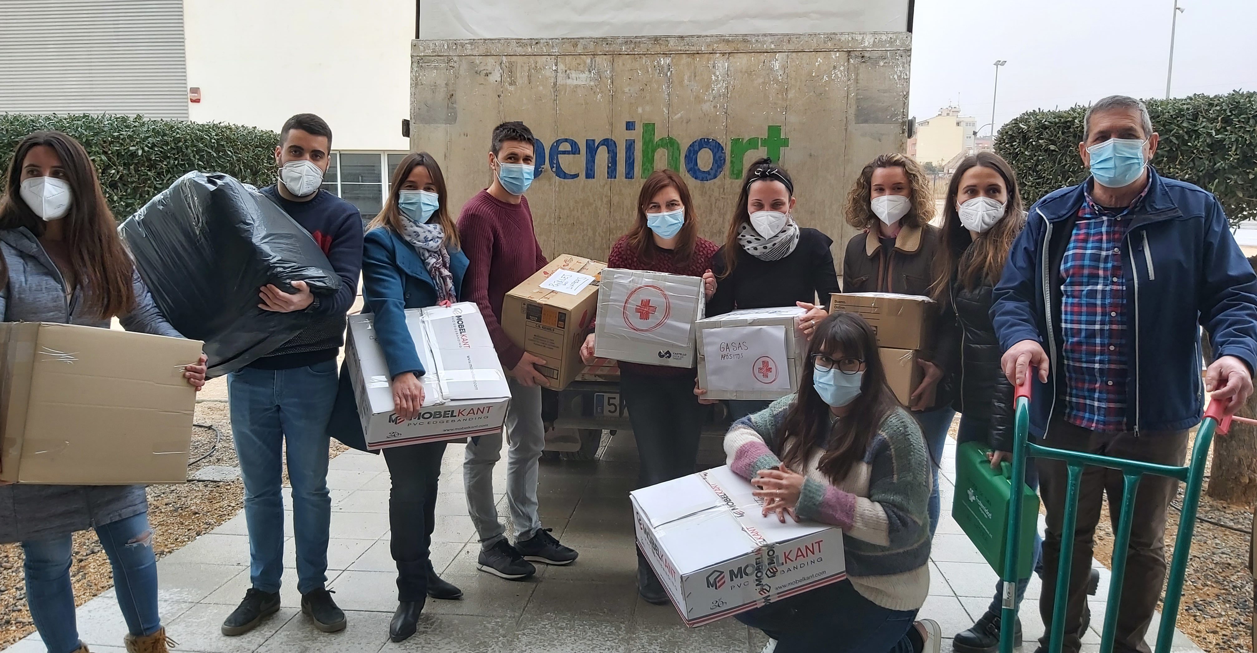 10.000 kg d'ajuda per a Ucraïna parteixen de la Cooperativa Benihort de Benicarló