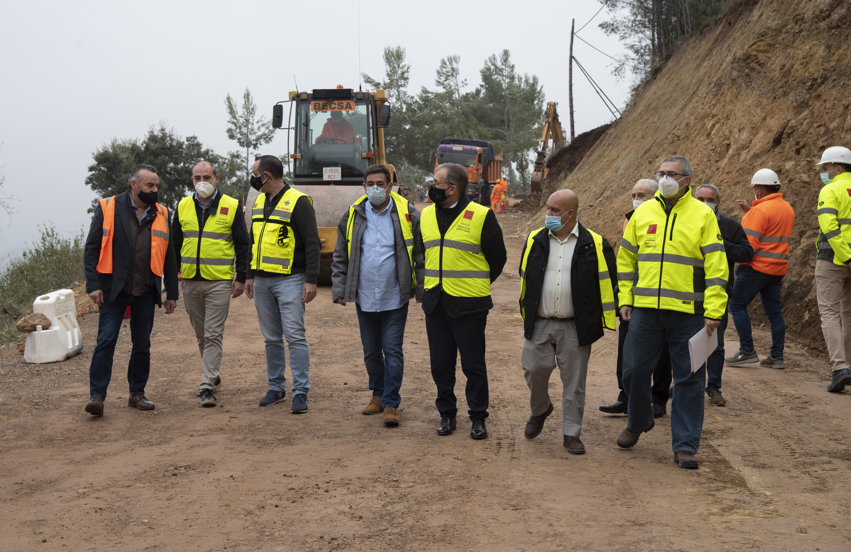 La Diputació invertirà 2,6 milions en la reparació de 5 carreteres de l'interior danyades pe Filomena