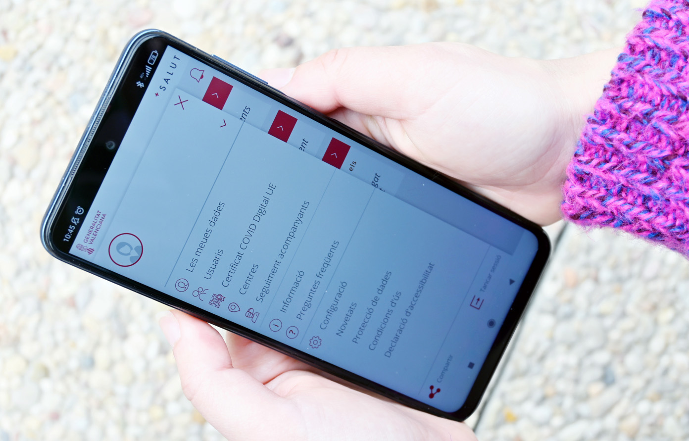 L'APP GVA+Salut incorpora l'opció de descarregar el certificat COVID Digital de la UE