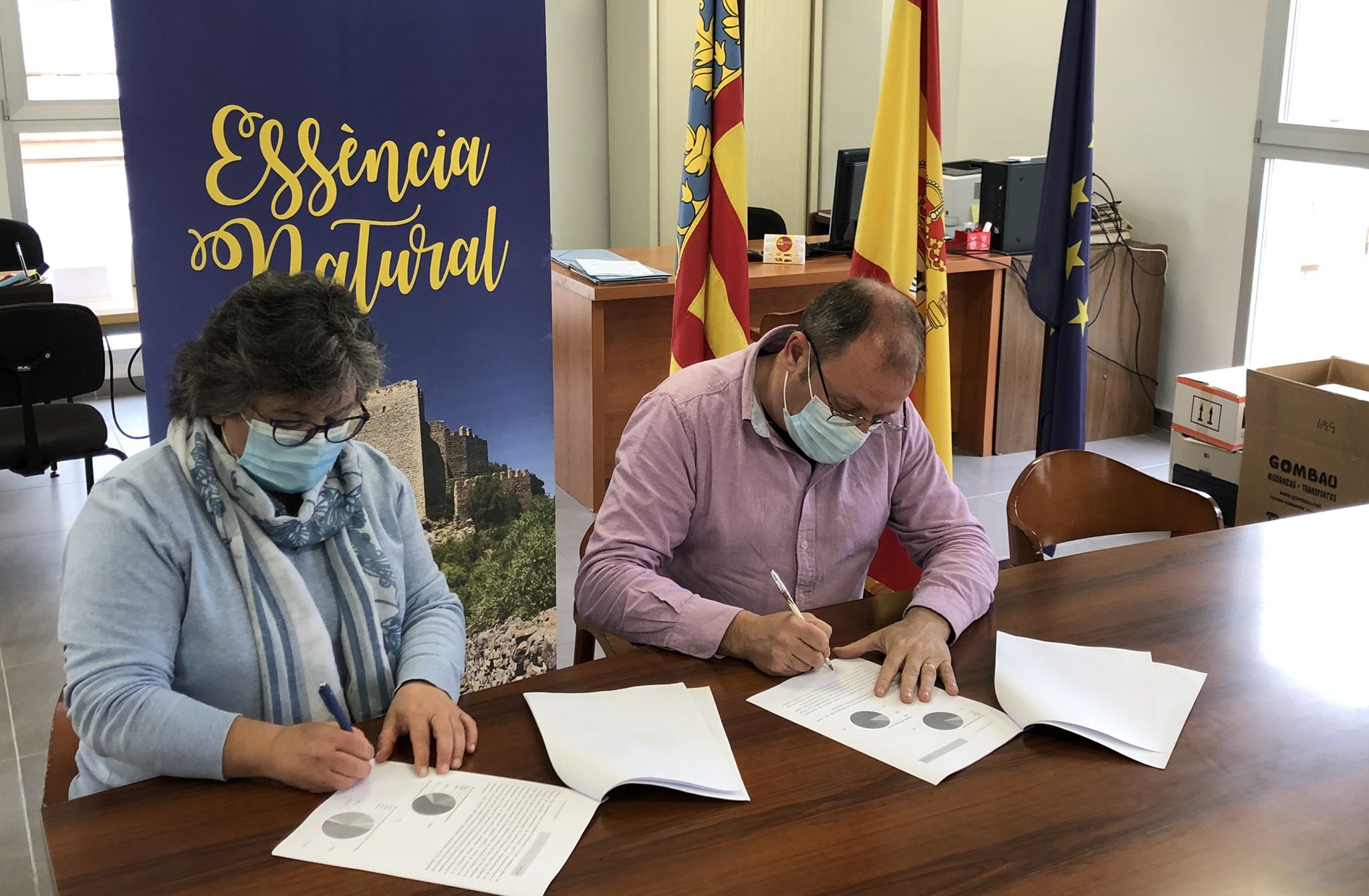 Santa Magdalena i Ateneu Maestrat renoven el conveni de col·laboració