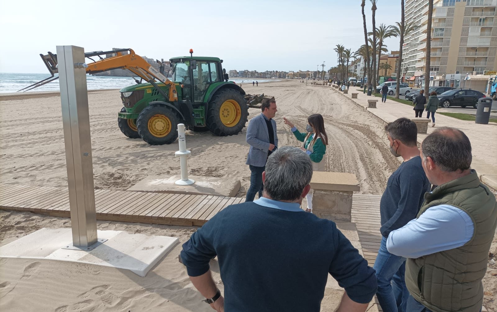Peníscola prepara les platges per a Setmana Santa