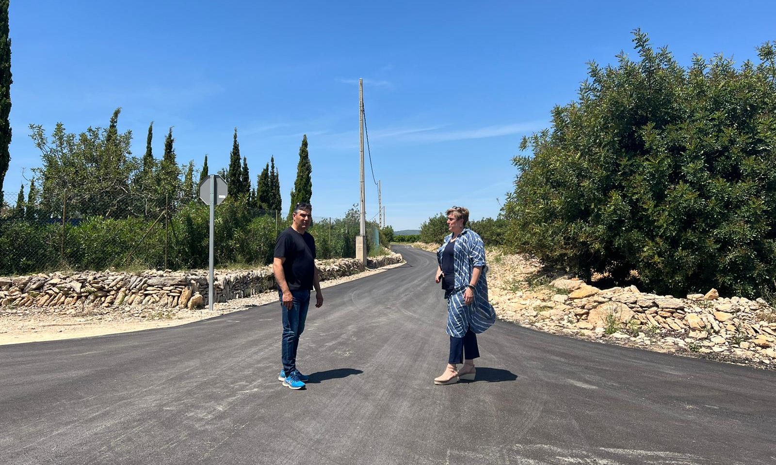 Finalitzen les obres d’adequació del camí Les Yegües de Càlig